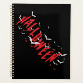 Halloween Rode Enge Ogen Planner (Voorkant)