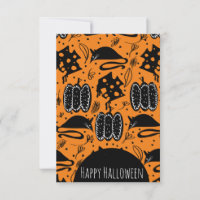 Halloween Rodents Mouse Cheese Birthday Pattern