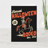 Halloween Rodeo Horse Western Cowboy Fall Autumn S Kaart (Voorkant)