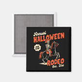 Halloween Rodeo Horse Western Cowboy Fall Autumn S Magneet (Voorkant / Achterkant)
