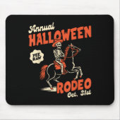 Halloween Rodeo Horse Western Cowboy Fall Autumn S Muismat (Voorkant)