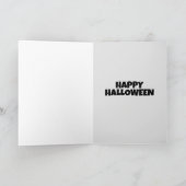 HALLOWEEN ROMANTISCH VOOR HEM WENSKAART KAART (Binnen)