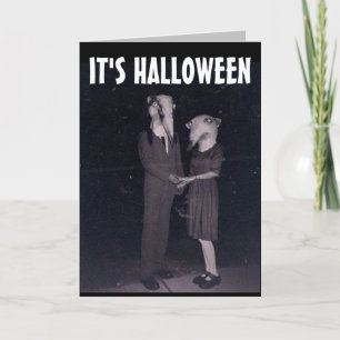 HALLOWEEN ROMANTISCHE GRAPPIGE KAART VOOR KOPPELS