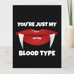 HALLOWEEN ROMANTISCHE VAMPIER VROUW FUNNY KAAART KAART