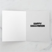 HALLOWEEN ROMANTISCHE VAMPIRESS GRAPPIG WENSKAART KAART (Binnen)