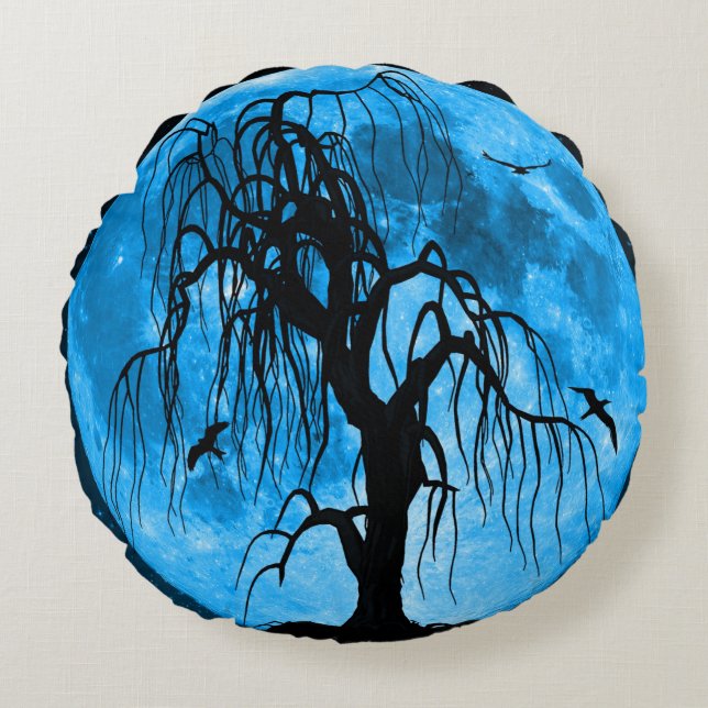 Halloween Rond Kussen (Voorkant)