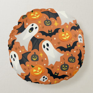 halloween rond kussen