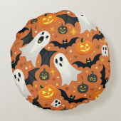 halloween rond kussen (Achterkant)