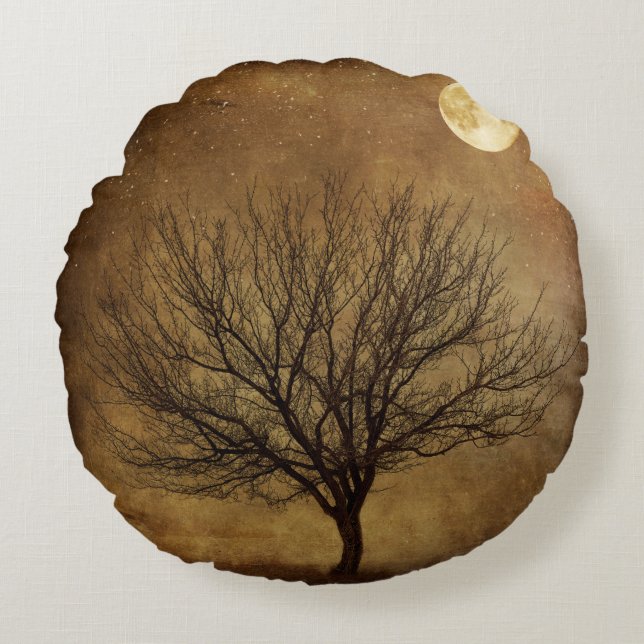 Halloween Rond Kussen (Voorkant)