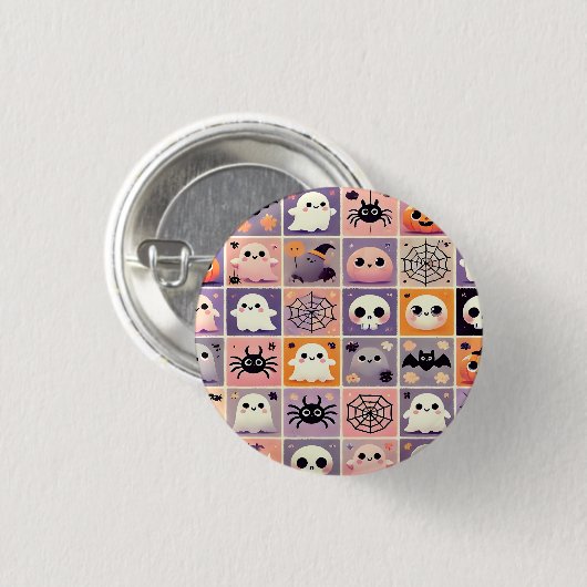 Halloween Ronde Button 3,2 Cm (Voorkant /achterkant)