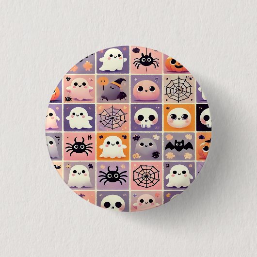 Halloween Ronde Button 3,2 Cm (Voorkant)