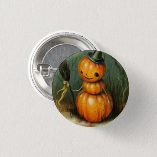 Halloween Ronde Button 3,2 Cm (Voorkant /achterkant)