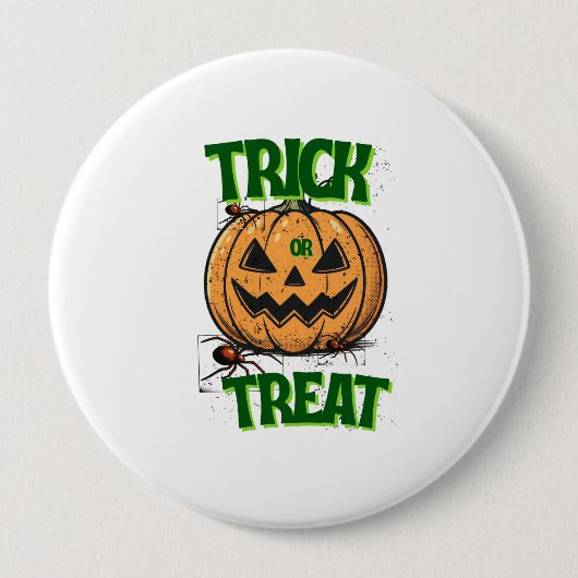 Halloween ronde button 4,0 cm (Voorkant)