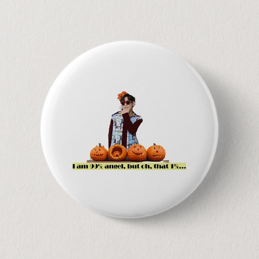 Halloween Ronde Button 5,7 Cm (Voorkant)