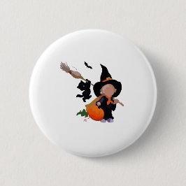 Halloween Ronde Button 5,7 Cm