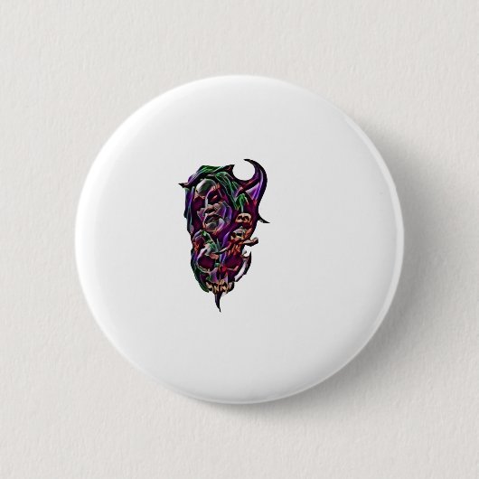 Halloween Ronde Button 5,7 Cm (Voorkant)