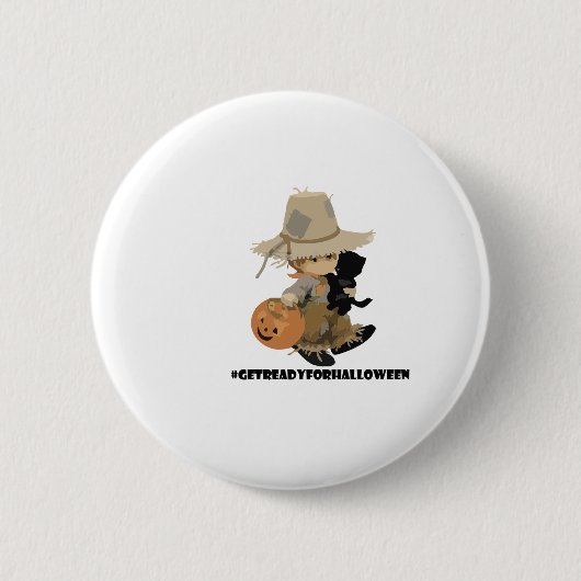 Halloween Ronde Button 5,7 Cm (Voorkant)