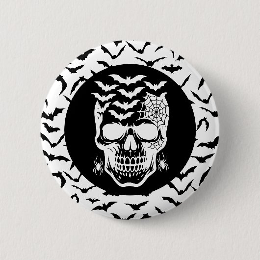 Halloween Ronde Button 5,7 Cm (Voorkant)