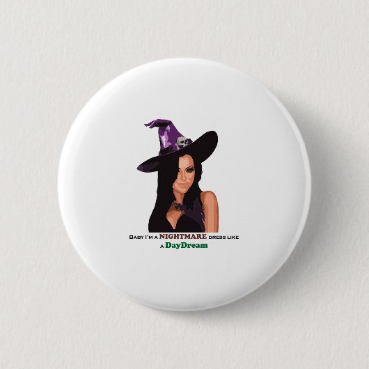 Halloween Ronde Button 5,7 Cm (Voorkant)