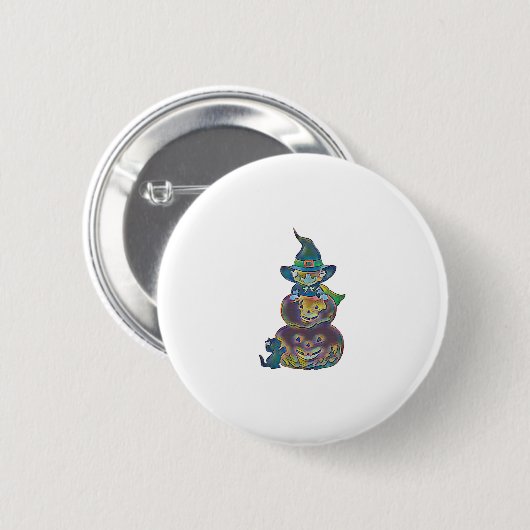 Halloween Ronde Button 5,7 Cm (Voorkant /achterkant)