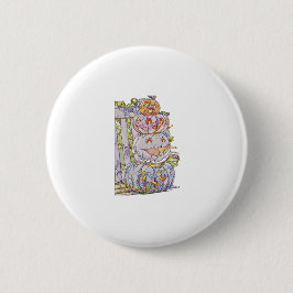 Halloween Ronde Button 5,7 Cm