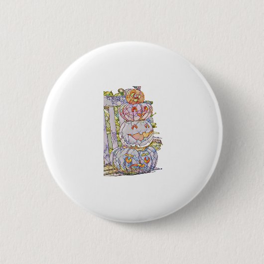 Halloween Ronde Button 5,7 Cm (Voorkant)