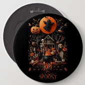 halloween ronde button 6,0 cm (Voorkant /achterkant)