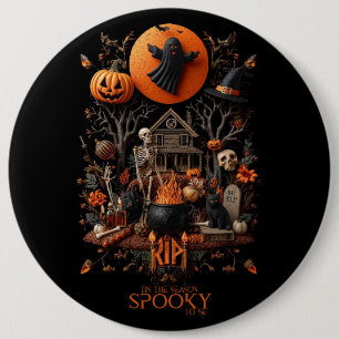 Halloween Ronde Button 6,0 Cm
