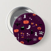 Halloween Ronde Button 7,6 Cm (Voorkant /achterkant)