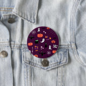 Halloween Ronde Button 7,6 Cm (In situ)