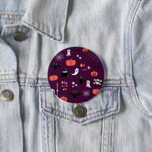 Halloween Ronde Button 7,6 Cm (In situ)