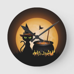 Halloween Ronde Klok