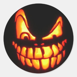 halloween ronde sticker