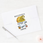 Halloween Ronde Sticker (Envelop)