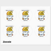 Halloween Ronde Sticker (Vel)