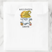 Halloween Ronde Sticker (Tas)