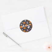 halloween ronde sticker (Envelop)