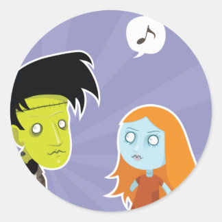 Halloween Ronde Sticker