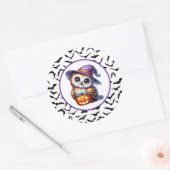 Halloween Ronde Sticker (Envelop)