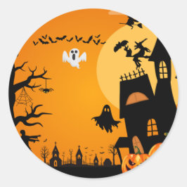 Halloween Ronde Sticker