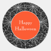 Halloween Ronde Sticker (Voorkant)