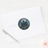 Halloween Ronde Sticker (Envelop)