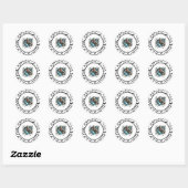 Halloween Ronde Sticker (Vel)