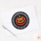 Halloween ronde sticker (Envelop)