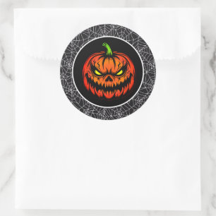 Halloween ronde sticker