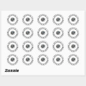 Halloween Ronde Sticker (Vel)