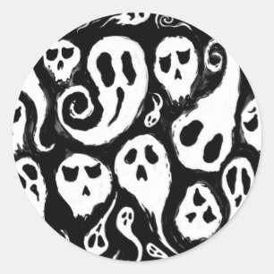 Halloween Ronde Sticker