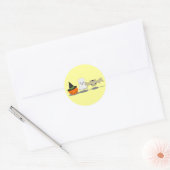 Halloween Ronde Sticker (Envelop)