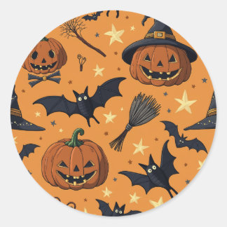 Halloween Ronde Sticker