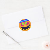 Halloween Ronde Sticker (Envelop)